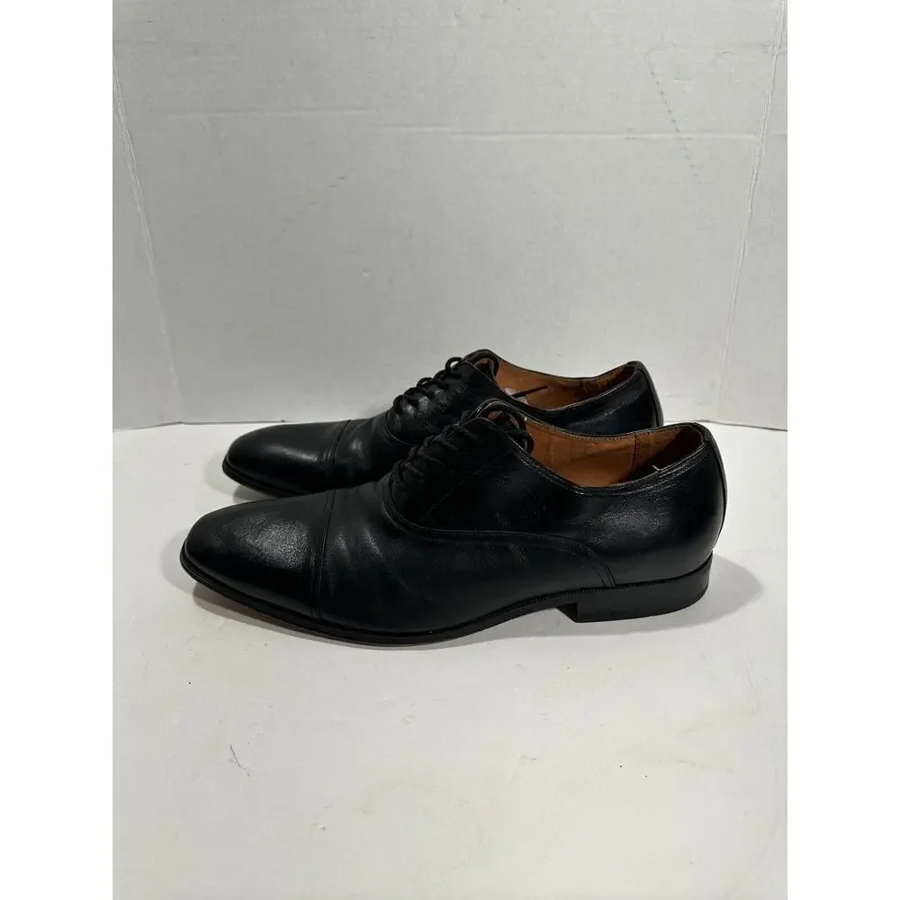 Florsheim‎ Shoes Mens 11 Corbetta Cap Toe Oxford 14180-001 Black Leather Lace Up